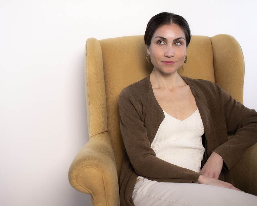 Pritam Tara seated, ready for a conversation